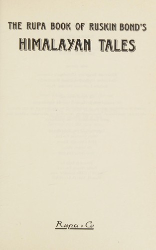 Rupa Book of Ruskin Bond's Himalayan Tales