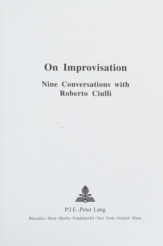 On Improvisation