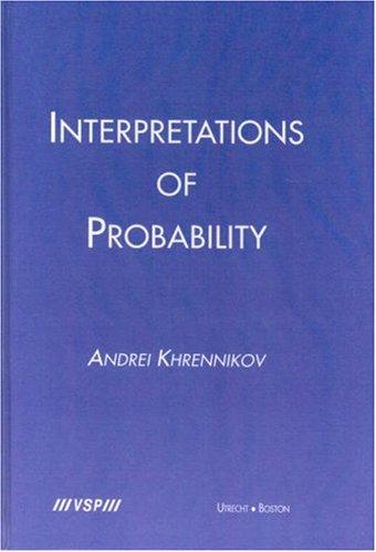 Interpretations of Probability (Reprint 2019)
