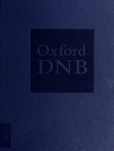 Oxford Dictionary of National Biography: Oxford Dictionary of National Biography Index of Contributors