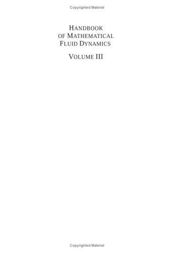 Handbook of Mathematical Fluid Dynamics