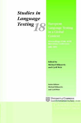 European Language Testing in a Global Context