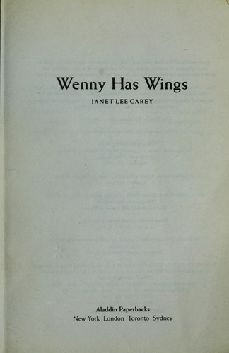 Wenny Has Wings