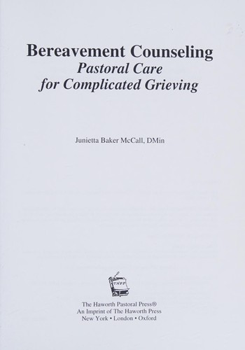 Bereavement Counseling