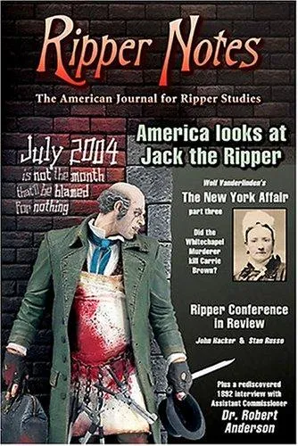 Ripper Notes : America Looks at Jack the Ripper