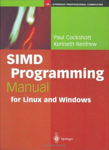 SIMD Programming Manual for Linux and Windows