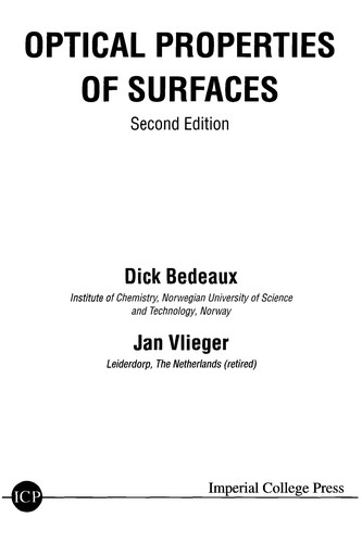 Optical Properties of Surfaces (2nd Edition)