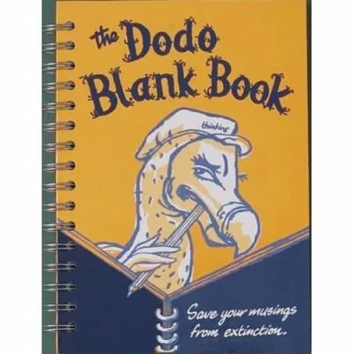 Dodo Blank Book (Dodo Pad) : Notebook for artists, doodlers, note-takers made with high quality 100gsm paper suitable for fountain pen. Saving your musings from extinction.