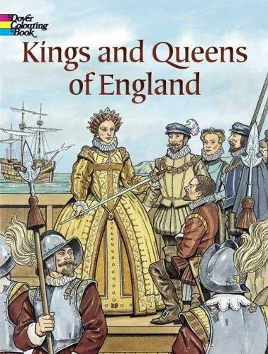 Kings and Queens of England Coloring Book