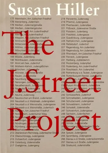 Susan Hiller : The J. Street Project