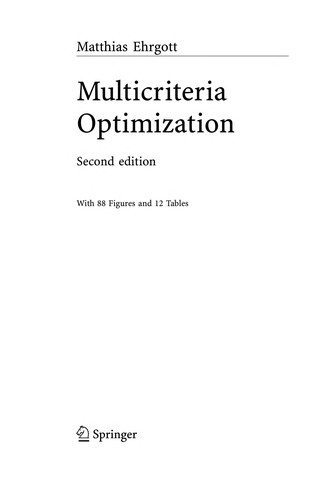 Multicriteria Optimization