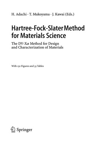 Hartree-Fock-Slater Method for Materials Science