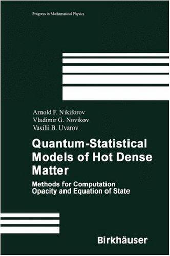 Quantum-Statistical Models of Hot Dense Matter