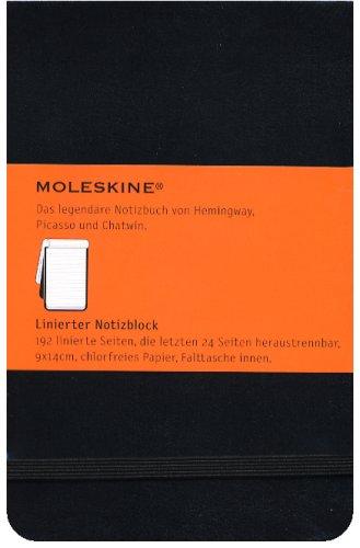 Moleskine Pocket Reporter Ruled Notebook Black