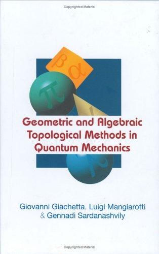 Geometric and Algebraic Topological Methods in Quantum Mechanics