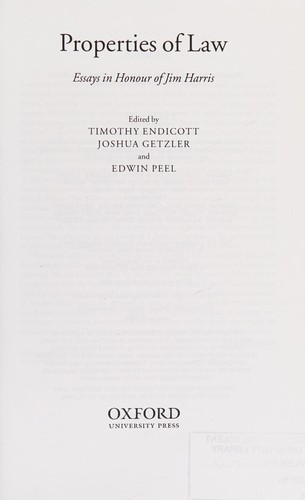 Properties of Law