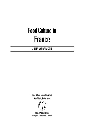 Food Culture in France