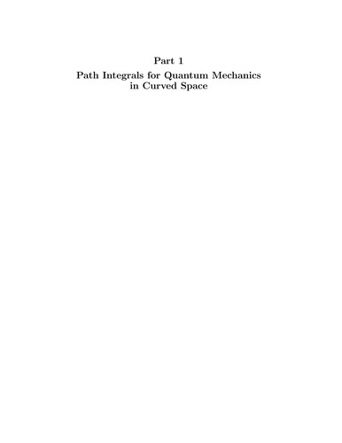 Path Integrals and Anomalies in Curved Space