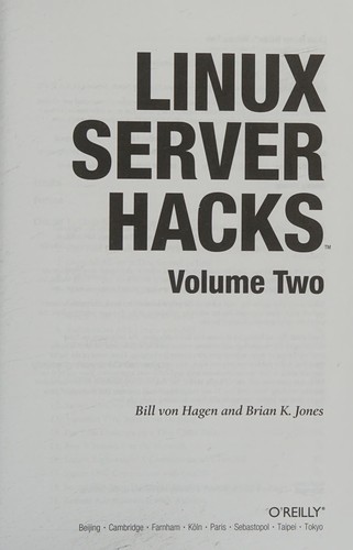 Linux Server Hacks, Volume Two