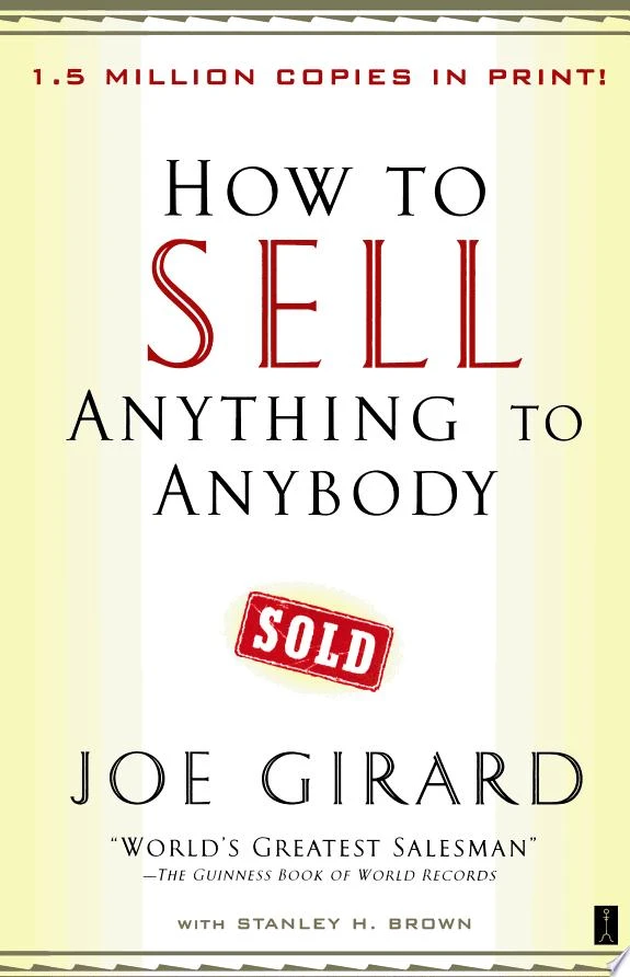 How to Sell Anything to Anybody