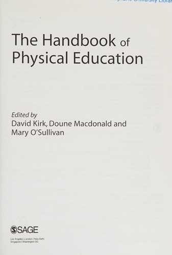 Handbook of Physical Education