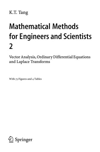 Mathematical Methods for Engineers and Scientists 2