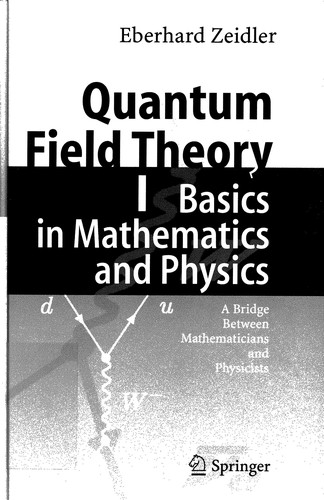 Quantum Field Theory I