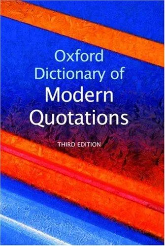 Oxford Dictionary of Modern Quotations