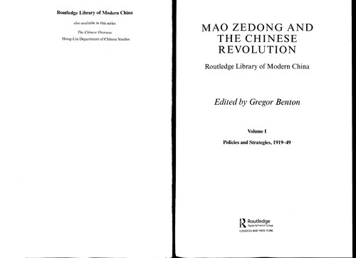 Mao Zedong and the Chinese Revolution