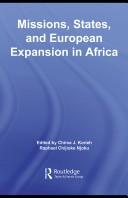 Missions, States, and European Expansion in Africa