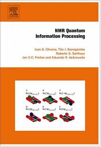 NMR Quantum Information Processing