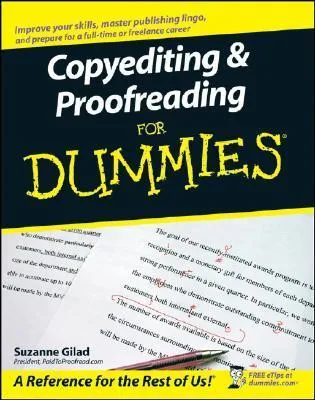 Copyediting and Proofreading For Dummies