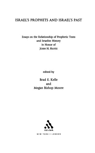 Israel's Prophets and Israel's Past