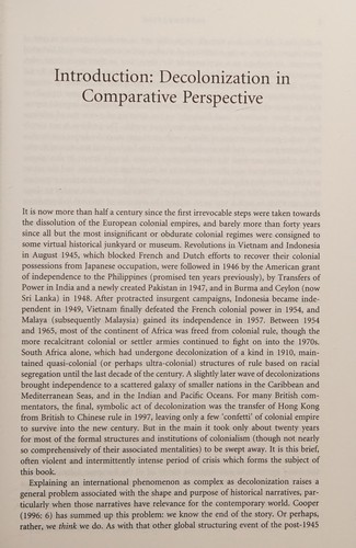 Decolonization and its Impact