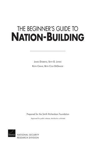 The Beginner's Guide to Nation-building