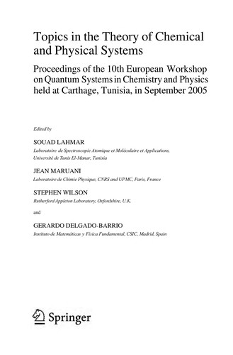 Topics in the Theory of Chemical and Physical Systems