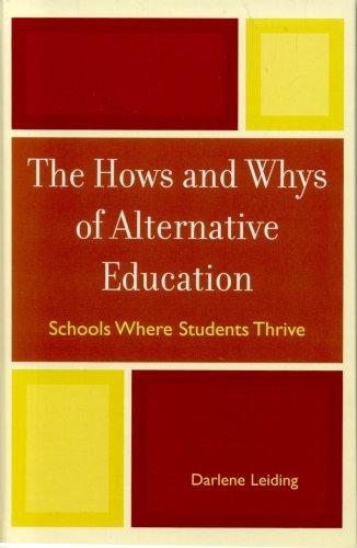 Hows and Whys of Alternative Education
