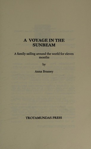 A Voyage in the Sunbeam