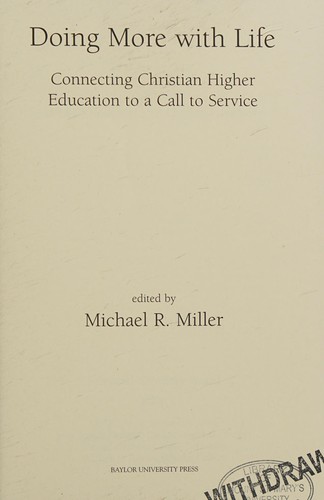 Doing More with Life