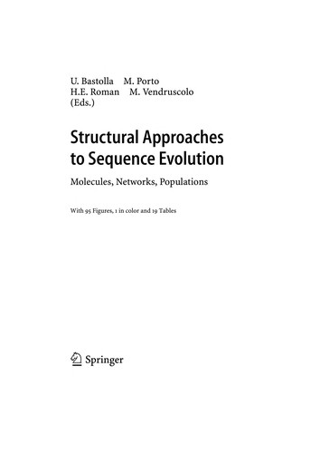 Structural Approaches to Sequence Evolution
