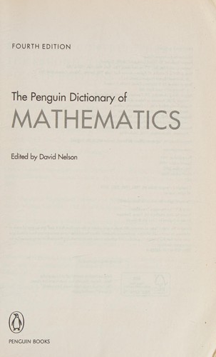 The Penguin Dictionary of Mathematics