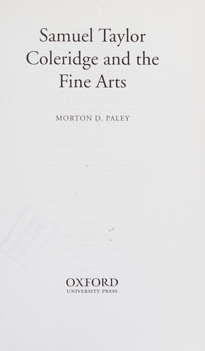 Samuel Taylor Coleridge and the Fine Arts