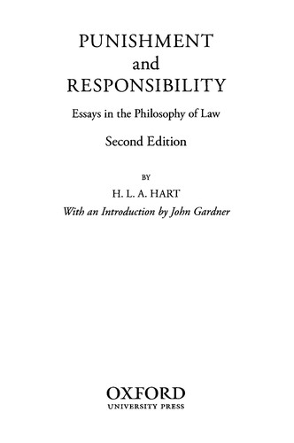 Punishment and Responsibility