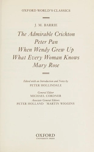 Peter Pan and Other Plays