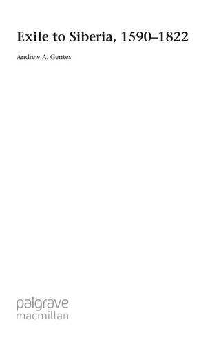 Exile to Siberia, 1590-1822