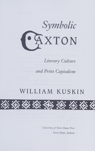 Symbolic Caxton
