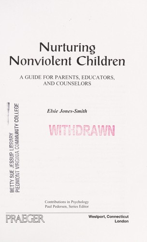 Nurturing Nonviolent Children
