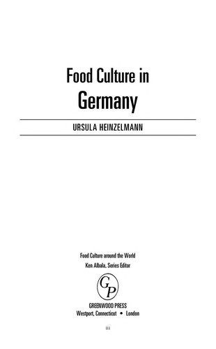 Food Culture in Germany