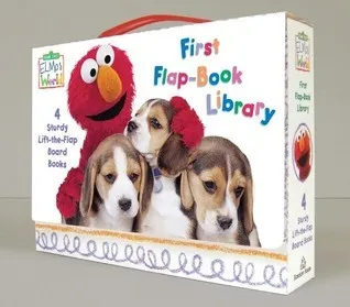 Elmo's World: First Flap-Book Library (Sesame Street) : Balls!; Puppies!; Babies!; Food!