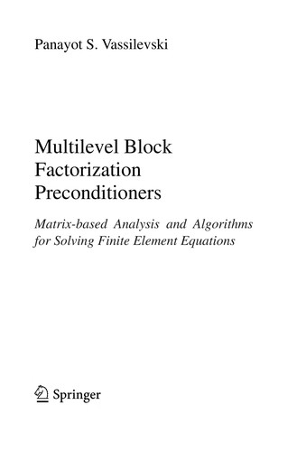 Multilevel Block Factorization Preconditioners